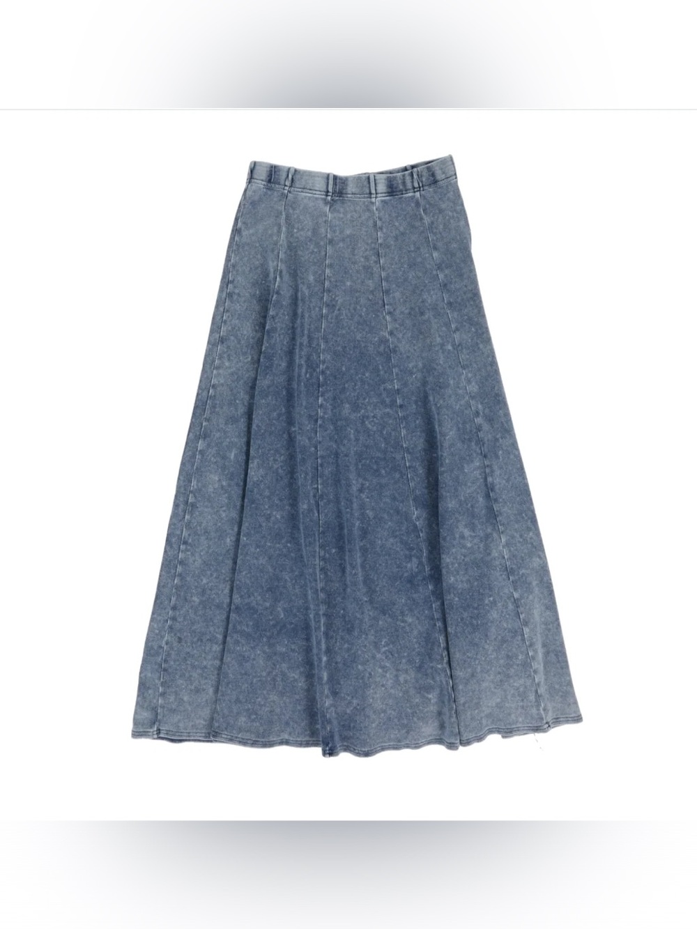 Girls Lil Legs Panel Maxi Skirt in Blue Wash size 16Y
